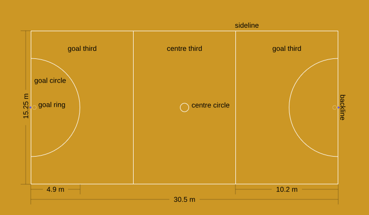 Netball Court Dimensions